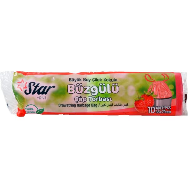 Çöp Poşeti Büzgülü Büyük Boy 120 gr